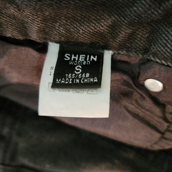 Black Jeans Womens Distressed Straight-Leg Denim Jeans Size Small JJ1598 - Picture 4 of 6